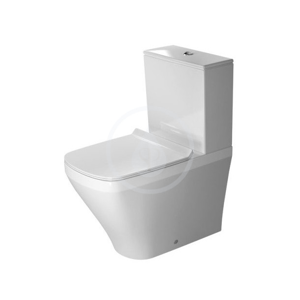 DURAVIT DuraStyle WC kombi mísa, Vario odpad, s HygieneGlaze, alpská bílá 2155092000