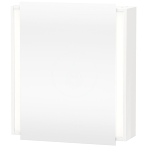 DURAVIT Ketho Zrcadlová skříňka 750x650x180 mm, pravá, s LED osvětlením, 2 dvířka, lesklá bílá KT7530R2222