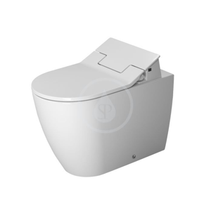 DURAVIT ME by Starck Stojící WC pro SensoWash, s WonderGliss, alpská bílá 21695900001