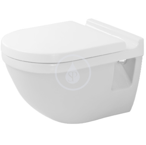 DURAVIT Starck 3 Závěsné WC s plochým splachováním, bílá 2201090000