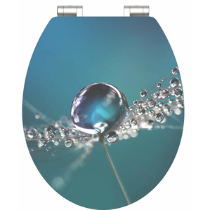 Eisl Wc sedátko Water Drop MDF se zpomalovacím mechanismem SOFT-CLOSE 80544 Water Drop