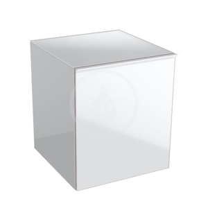 GEBERIT Acanto Boční skříňka 450x520 mm se zásuvkou, lesklá bílá 500.618.01.2