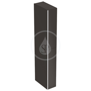 GEBERIT Acanto Skříňka vysoká 1730x220 mm, dvě zásuvky, černá 500.638.16.1