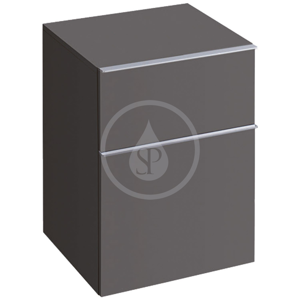 GEBERIT iCon Boční skříňka 450x600 mm, 2 zásuvky, lávová 841046000
