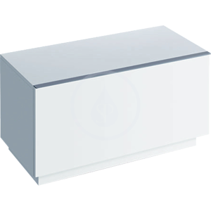GEBERIT iCon Postranní skříňka, 890x472x477 mm, bílá lesklá 840090000