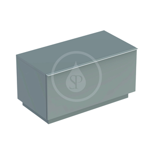 GEBERIT iCon Postranní skříňka, 890x472x477 mm, platinová lesklá 840092000