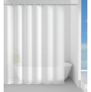 Gedy VANIGLIA sprchový závěs 180x200cm, bílá, polyester 1003