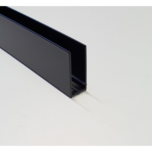 GELCO CURE BLACK stěnový profil, černá mat CB01