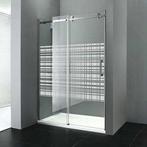 GELCO DRAGON sprchové dveře 1200mm, sklo CANVAS, levé GD4912SL