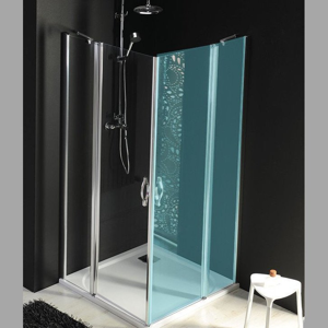 GELCO ONE sprchové dveře s pevnou částí 900 mm, čiré sklo GO4890