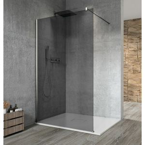 GELCO VARIO CHROME jednodílná sprchová zástěna k instalaci ke stěně, kouřové sklo, 1000 mm GX1310GX1010