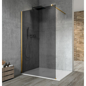 GELCO VARIO GOLD jednodílná sprchová zástěna k instalaci ke stěně, kouřové sklo, 1000 mm GX1310GX1016