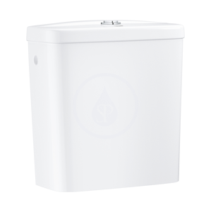 GROHE Bau Ceramic Splachovací nádrž k WC kombi, 343x153 mm, boční přívod vody, alpská bílá 39437000
