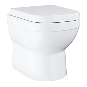 GROHE Euro Ceramic Stojící WC se sedátkem SoftClose, rimless, alpská bílá 39555000