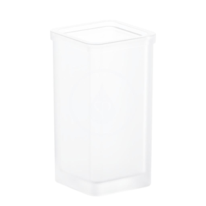 GROHE Selection Cube Nádoba na WC kartáč, matné sklo 40867000
