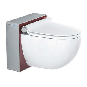 GROHE Sensia IGS Sprchová závěsná toaleta, alpská bílá/matný chrom/červená 39111LD0