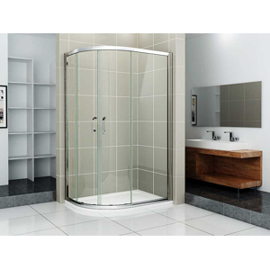 H K Čtvrtkruhový sprchový kout RELAX S4 120x80 cm s posuvnými dveřmi včetně sprchové vaničky z litého mramoru- pravá varianta, výplň sklo čiré SE-RELAXS412080/THOR12080Q-R-06