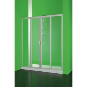HOPA Sprchové dveře Maestro centrale 110 120 cm, 185 cm, Univerzální, Plast bílý, Čiré bezpečnostní sklo 3 mm BSMAC12S