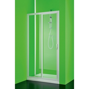 HOPA Sprchové dveře Maestro due 120 130 cm, 185 cm, Univerzální, Plast bílý, Čiré bezpečnostní sklo 3 mm BSMAD13S