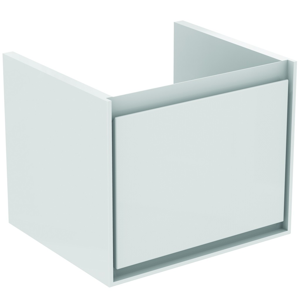 IDEAL STANDARD Connect Air Skříňka pod umyvadlo Cube 550 mm, 480x409x400 mm, lesklá bílá/bílá mat E0844B2