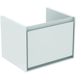 IDEAL STANDARD Connect Air Skříňka pod umyvadlo Cube 600 mm, 530x409x400 mm, dekor šedý dub/bílá mat E0846PS