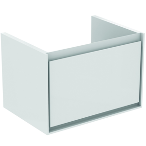 IDEAL STANDARD Connect Air Skříňka pod umyvadlo Cube 650 mm, 580x409x400 mm, dekor šedý dub/bílá mat E0847PS