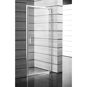 JIKA LYRAplus sprchové dveře jednokřídlé 90x190, sklo stripy H2543820006651