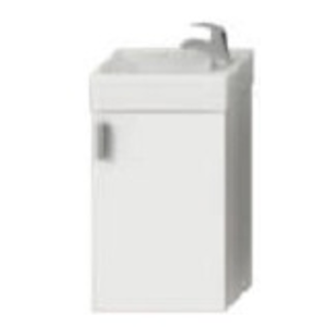 JIKA PETIT bílá skříň s umyv.40x23, otvor vpravo pro baterii 4.5351.1.175.300.1 H4535111753001