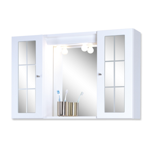 JOKEY Oslo 90 SP bílá/sklo zrcadlová skříňka MDF 117112020-0120 117112020-0120