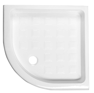 KERASAN RETRO keramická sprchová vanička, čtvrtkruh 90x90x20cm, R550 133901