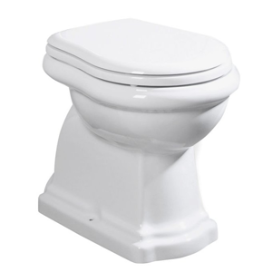 KERASAN RETRO WC mísa stojící, 38,5x59cm, zadní odpad, bílá 101101