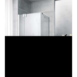 Kermi Kyvné dveře Pasa XP 1WR 11018 1070-1100/1850 stříbrná matná ESG čiré Clean 1-křídlé kyvné dveře s p. polem pro boční stěnu/zkrácenou boční stěnu PX1WR110181PK