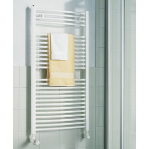 KERMI LR0100800502XXK / B-20 R, koupelnový radiátor zahnutý 800x500mm, bílá
