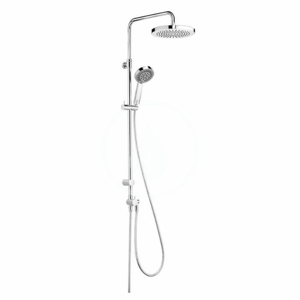 KLUDI A-Qa Set sprchové hlavice, hlavové sprchy, držáku, tyče a hadice, chrom 6619205-00