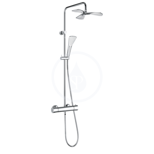 KLUDI Fizz Sprchový set Dual Shower System, s termostatem, chrom 6709505-00