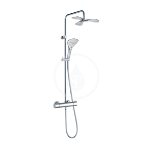 KLUDI Fizz Sprchový set Dual Shower System, s termostatem, chrom 6709605-00