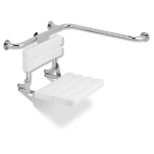 KOLO Funktion sklopné sedátko pro sprchování, bílé lesklé, zavěšení na madlo L1223100 L1223100