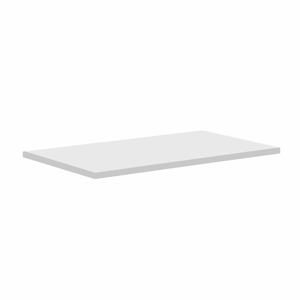 MEREO Koupelnová deska na skříňku 121 cm, bílá vysoký lesk perlička CN723DB