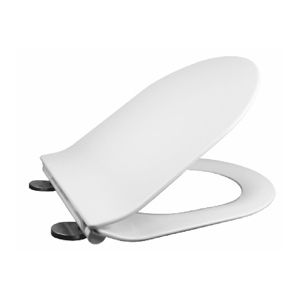 MEREO Samozavírací WC sedátko slim, duroplast, bílé, s odnímatelnými panty CLICK CSS116