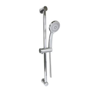 MEREO Sprchová souprava, pětipolohová sprcha, nerez., dvouzámková sprchová hadice, 150 cm, anti twist CB900B