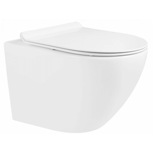 MEXEN/S Lena Závěsná WC mísa včetně sedátka s slow-slim, duroplast, bílá 30220100
