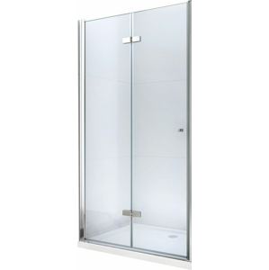 MEXEN Lima skládací sprchové dveře 100 cm, transparent, chrom se stěnovým profilem 856-100-000-01-00