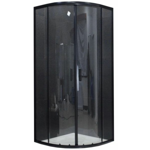 MEXEN Rio čtvrtkruhový sprchový kout 70x70 cm, transparent, černá 863-070-070-70-00