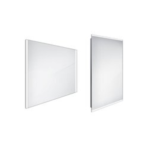 NIMCO Led zrcadlo zrcadlo LED 800x700 rám hliníkový ZP 11003 ZP 11003
