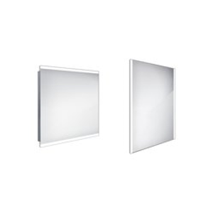 NIMCO Led zrcadlo zrcadlo LED 800x700 rám hliníkový ZP 12003 ZP 12003