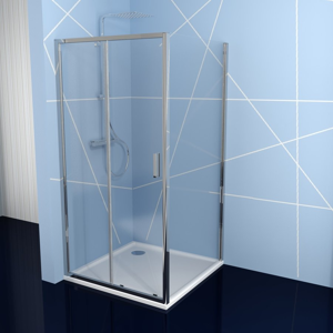 POLYSAN EASY LINE čtvercový sprchový kout 1000x1000, čiré sklo L/P varianta EL1015EL3415