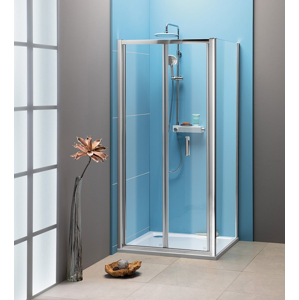 POLYSAN EASY LINE obdélníkový sprchový kout 800x1000, skládací dveře, L/P varianta, čiré sklo EL1980EL3415