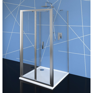 POLYSAN EASY LINE třístěnný sprchový kout 800x900mm, skládací dveře, L/P varianta, čiré sklo EL1980EL3315EL3315