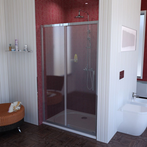 POLYSAN LUCIS LINE sprchové dveře 1200mm, čiré sklo DL1215