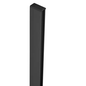 Polysan ZOOM LINE BLACK rozšiřovací profil pro nástěnný pevný profil 15mm ZL915B